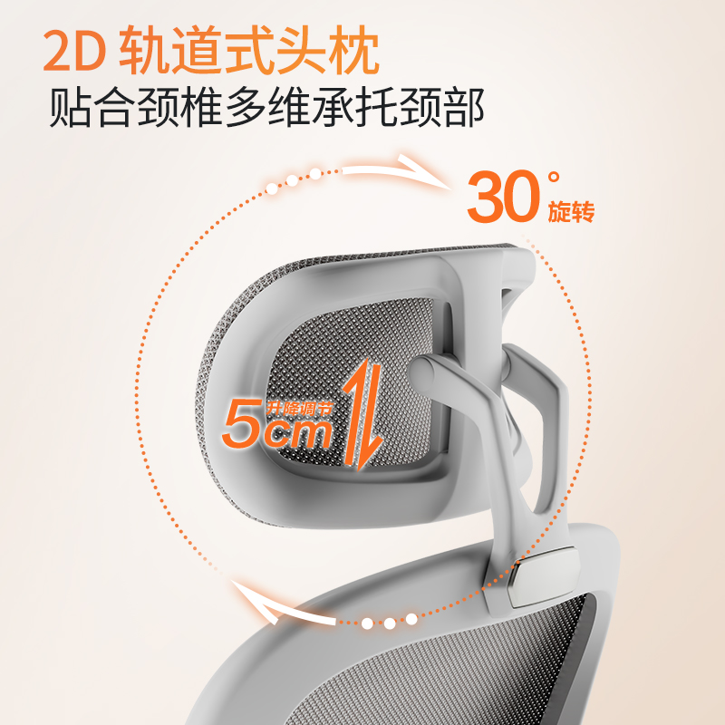 得力KF270主管網(wǎng)椅(白)(把)