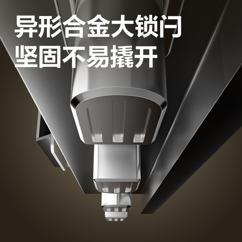 得力AE640-Z指紋密碼保管箱H450(灰色)(臺)