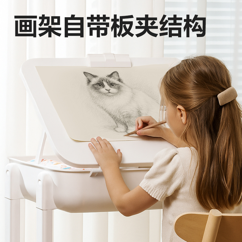 得力XDM100雙層小推車(白)(套)