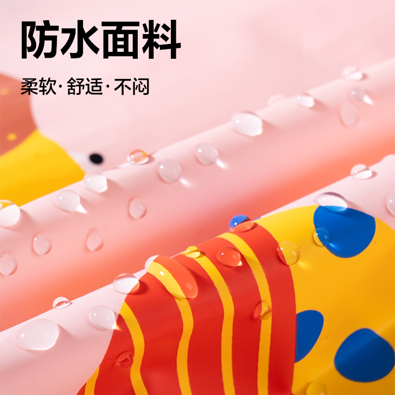 得力LY103兒童雨衣(M碼粉色)(袋)