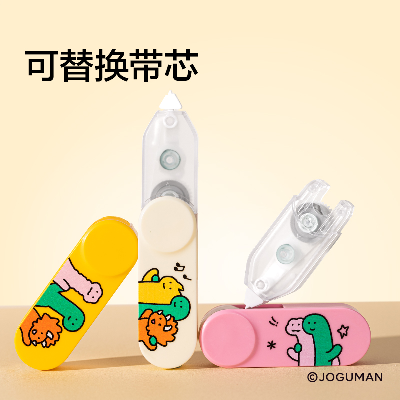 紐賽NS163-Q喬古漫旋轉(zhuǎn)筆型修正帶5mm*6m(混)(個(gè))