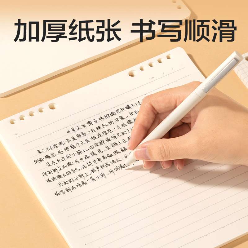 得力BDN20-01活頁(yè)芯-193*207mm 60張(方格)(本)