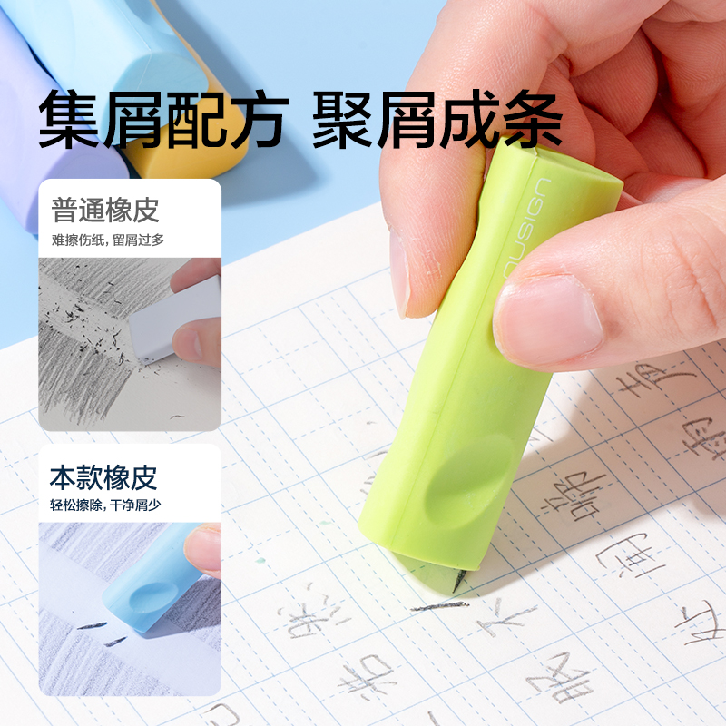 紐賽NS748-1彩色洞洞橡皮擦(混)(盒)