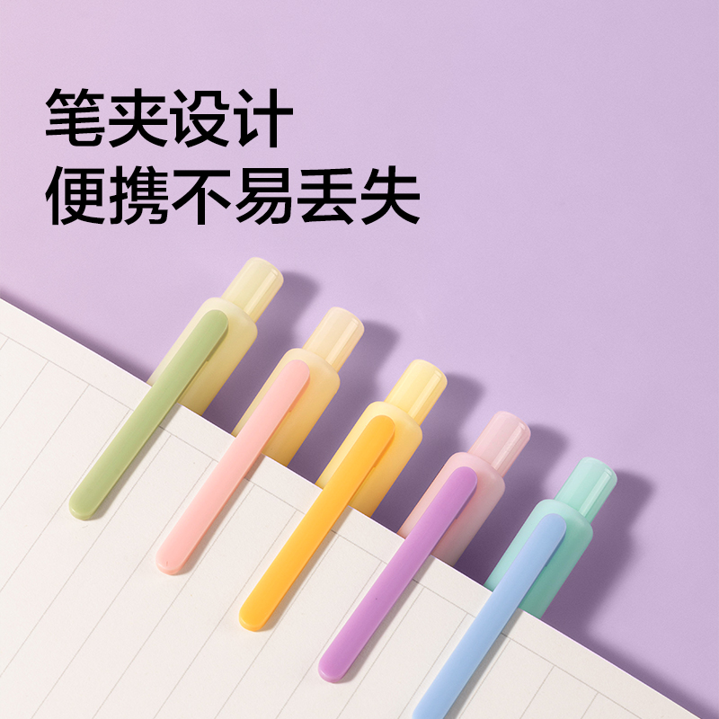 紐賽NS986-1按動(dòng)中性筆0.5mmST頭(黑色)(5支/盒)