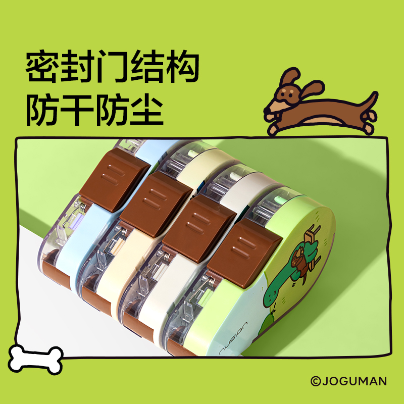紐賽NS161-Q喬古漫按動(dòng)密封門修正帶5mm*6m(黃)(個(gè))