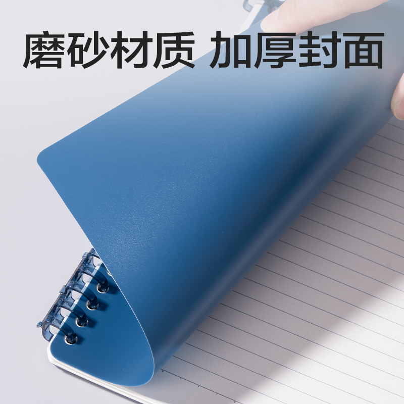 得力HB5-11可開合活頁本PP殼(綠-可開合)(本)