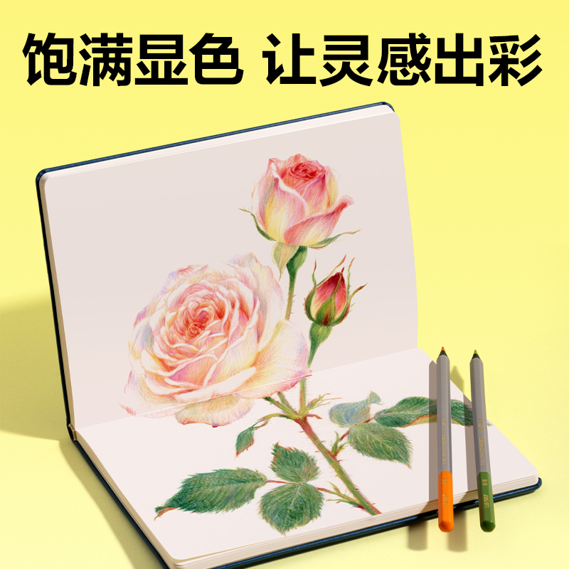 得力HM460-12彩鉛(混)(12色/盒)