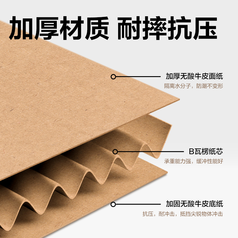 得力PK161會計憑證收納箱(43*33*30cm)(5個裝)(棕)(套)