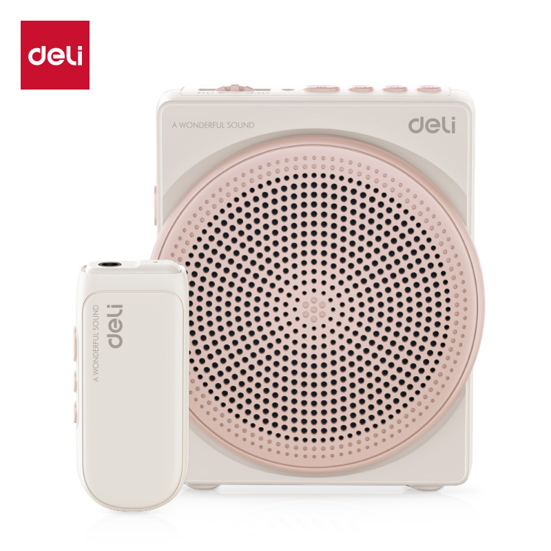 得力LT910T擴(kuò)音器音響(頭戴)(10W)(1500mAh)(粉)(臺)