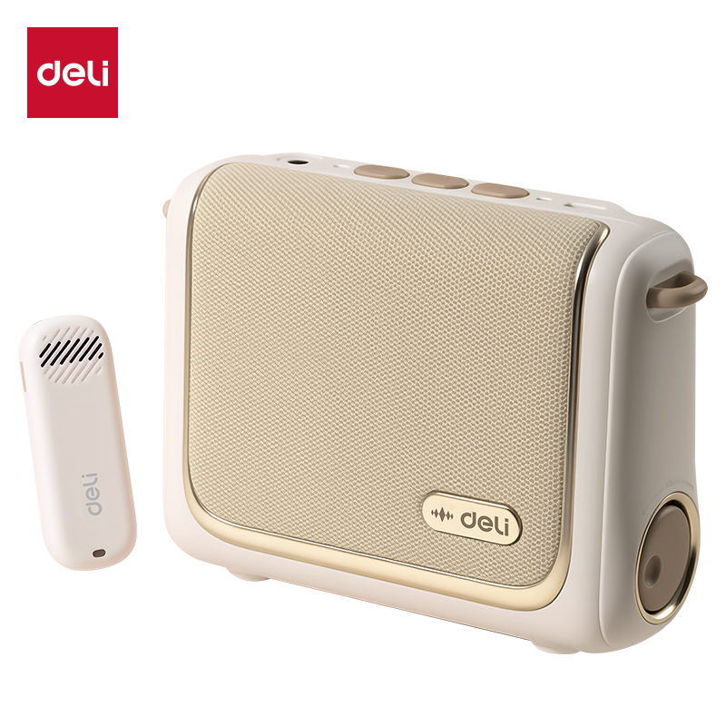 得力LT999J香包擴(kuò)音器音響(領(lǐng)夾)(13W)(4500mAh)(金)(臺(tái))
