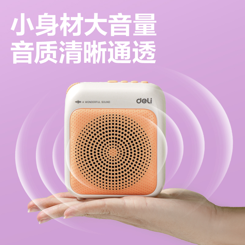得力LT915多彩擴(kuò)音器音響(有線)(10W)(2000mAh)(紫)(臺(tái))