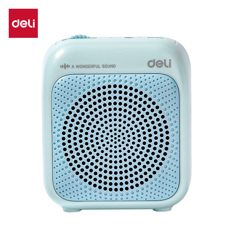 得力LT904多彩擴(kuò)音器音響(有線)(5W)(1500mAh)(藍(lán))(臺(tái))