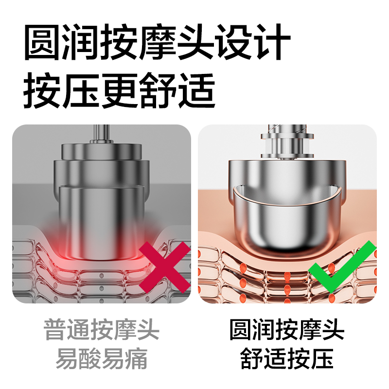 得力LU591腰靠按摩儀(黑灰)(臺)