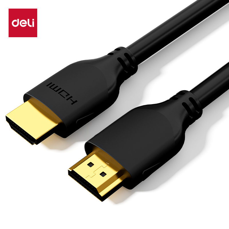 得力AJ20H-100HDMI2.0線4KPVC經(jīng)典款10米（黑色）（條）