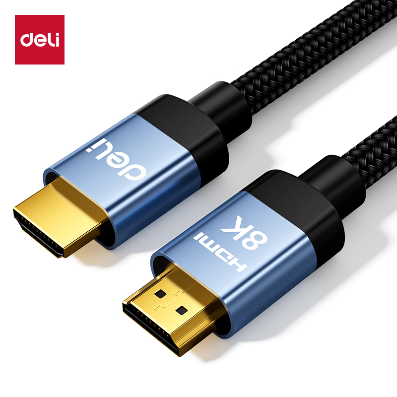 得力AF150H-50HDMI2.1線8K棉網(wǎng)款5米（黑色）（條）