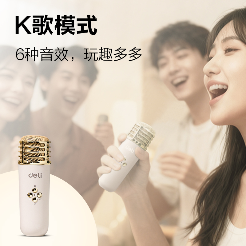 得力LT310A復(fù)古款K歌音響(單麥)(米)(臺(tái))