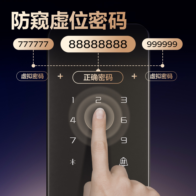得力AL310門禁設(shè)備及配件智能門鎖(黑)(臺)