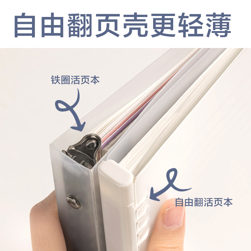 得力HA540-1牛盾PP自由翻活頁本(英語2)(本)