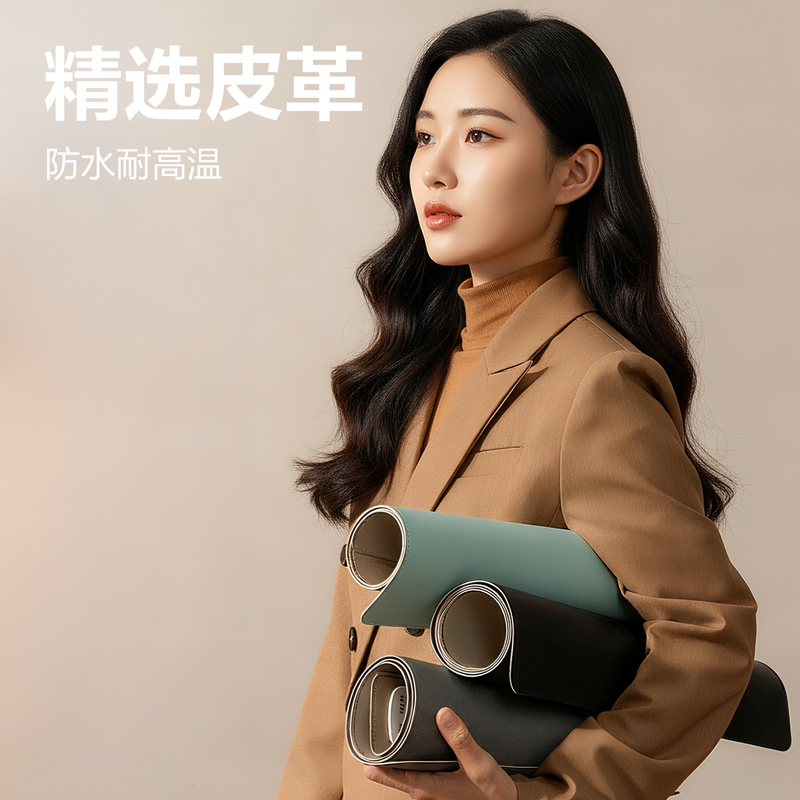 得力TF603分區(qū)發(fā)熱暖手桌墊80*32cm(黑)(張)