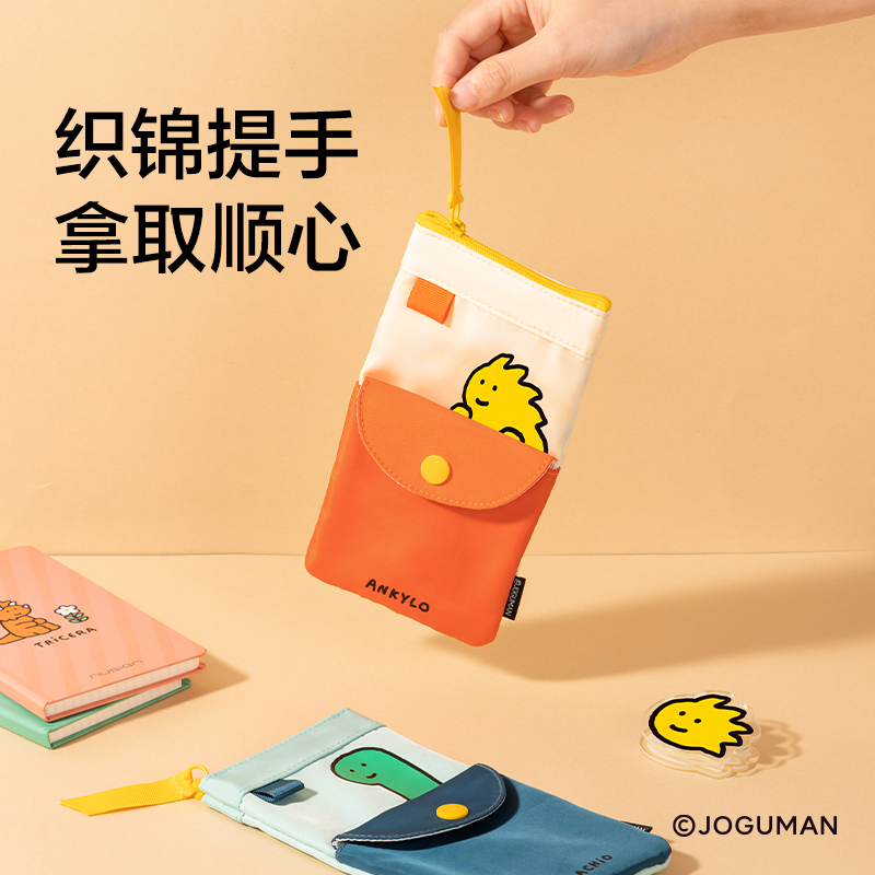 紐賽NS419-Q喬古漫雙層綁帶收納包(個)(紫)