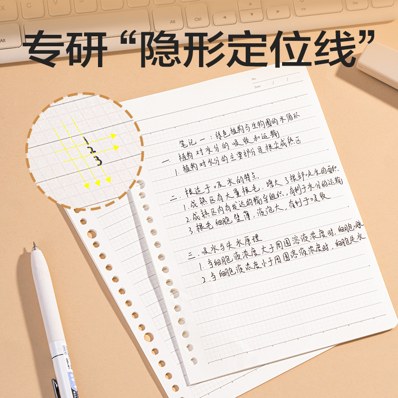 得力NA540活頁芯(全科定位)(本)