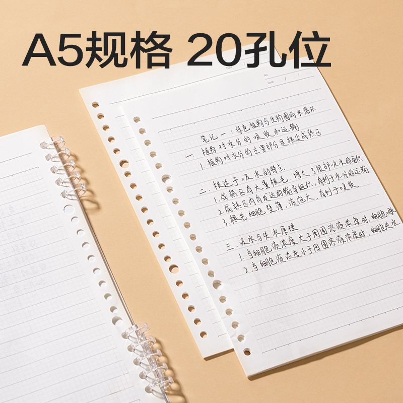 得力NA540活頁芯(全科定位)(本)