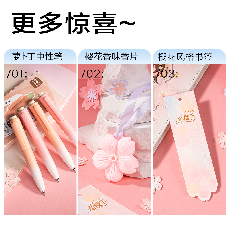 得力SG902光櫻下書寫套裝(混)(套)