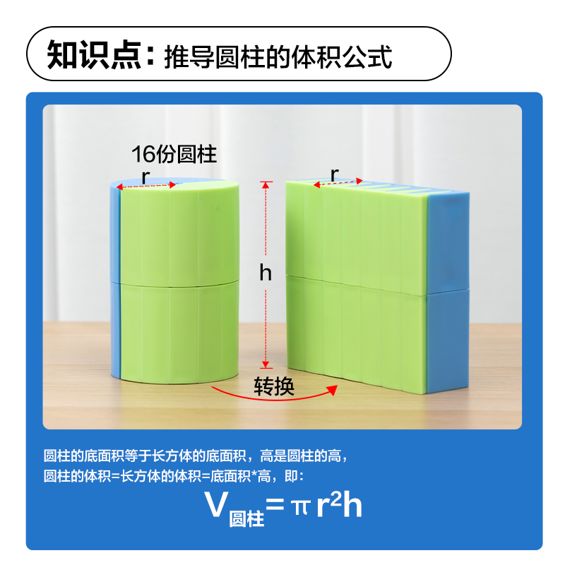 得力YX542學(xué)具圓柱圓錐演示套裝(混)(盒)