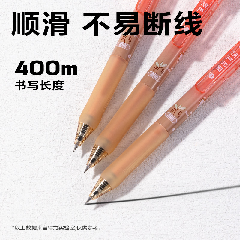 得力SA709葫蘆系列香味按動中性筆0.5mmST筆頭(黑)(支)(胡椒味)