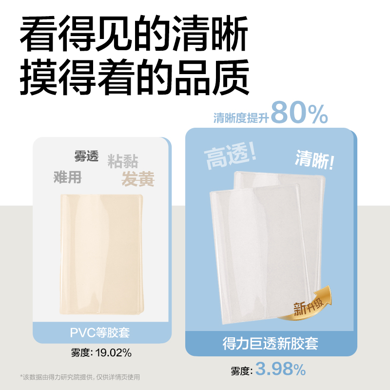 得力T1664-P行紜膠套本(行紜星萌派)(本)