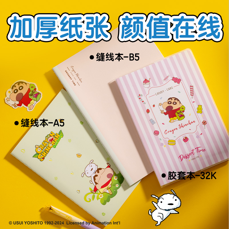 得力LB151蠟筆小新學(xué)生雙肩包文具套裝(藍(lán)色)(套)
