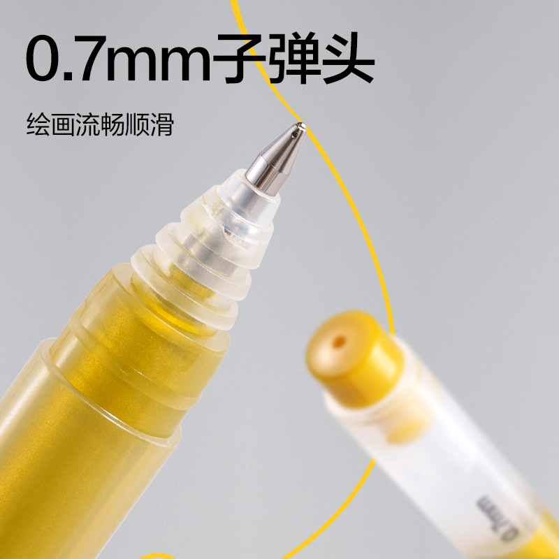 dmast丹途RM302_三角桿金色高光筆（金色）(單支)