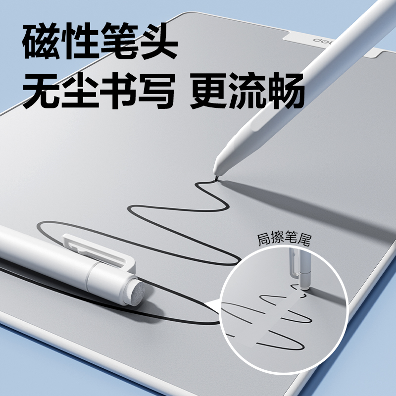 得力MQ161無墨書寫護(hù)眼白板151*208mm(白)(盒)