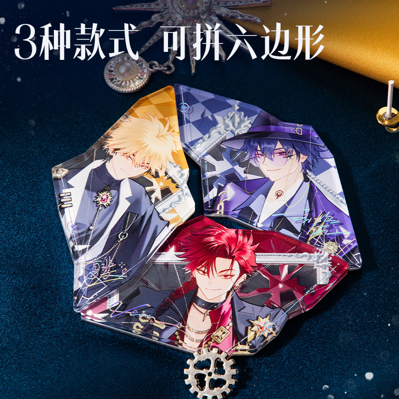 得力DLR622藏畫系列碎夢冰箱貼(混色)(個)