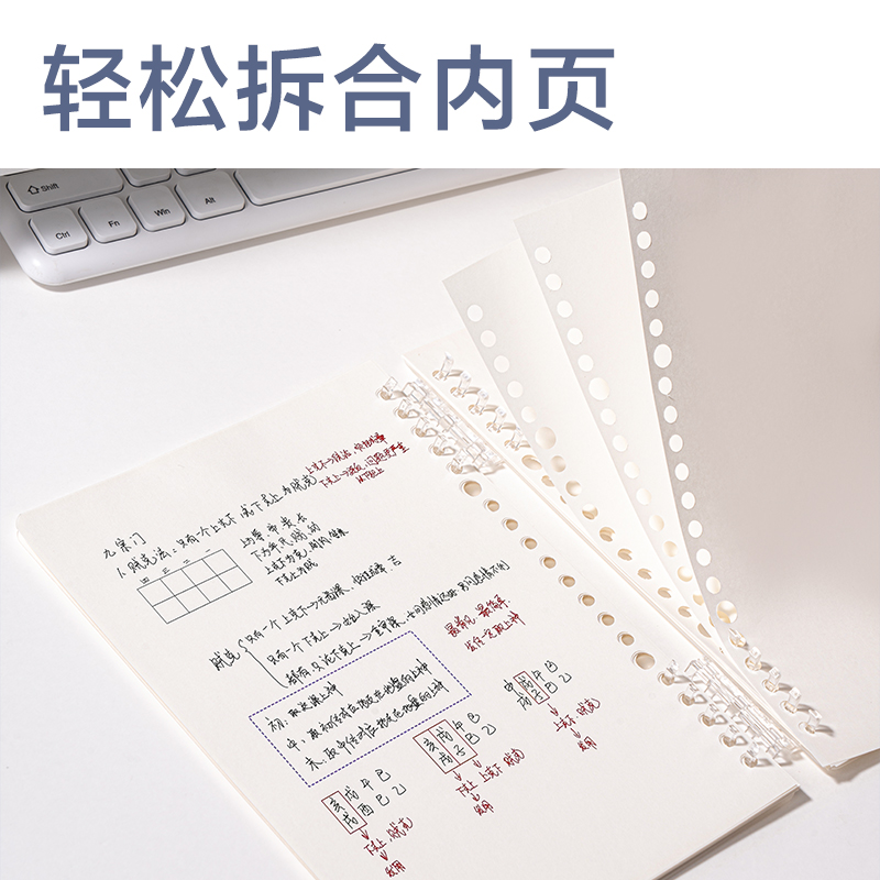 得力HA550可開(kāi)合活頁(yè)本(透明空白-可開(kāi)合)(本)