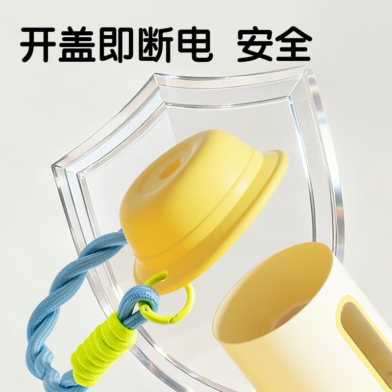 得力VA10B大口徑全自動輕音削筆機(藍)(個)