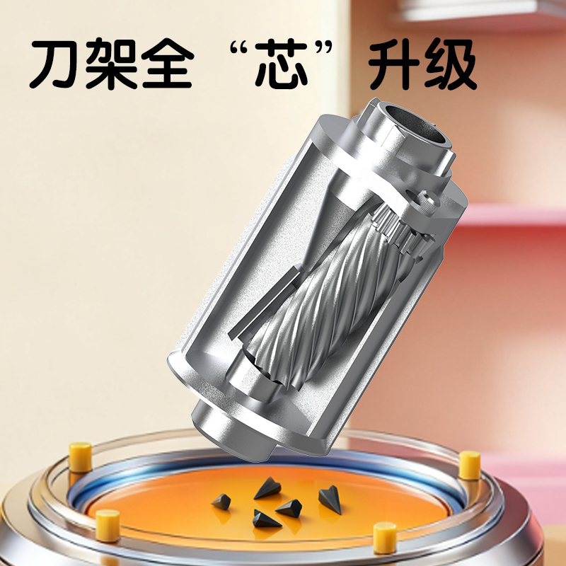 得力VA10B大口徑全自動輕音削筆機(藍)(個)