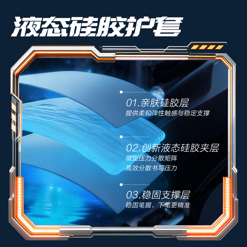 得力SS007-2羽鱗衛(wèi)液態(tài)硅膠速干中性筆0.5mm雙珠ST頭(黑)(2支/盒)