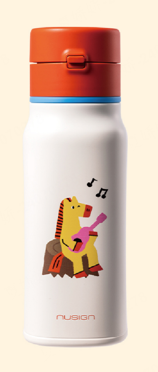 紐賽NS901-H馬年限定彈蓋式保溫杯380mL_316L(紅)(個)