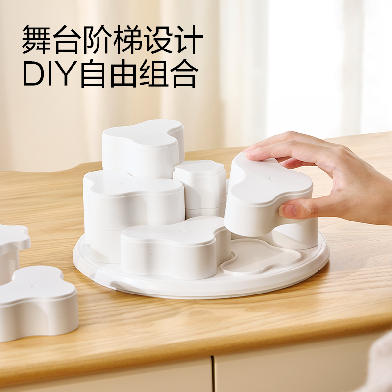 得力XDM163多格盲盒收納(白色)(盒)