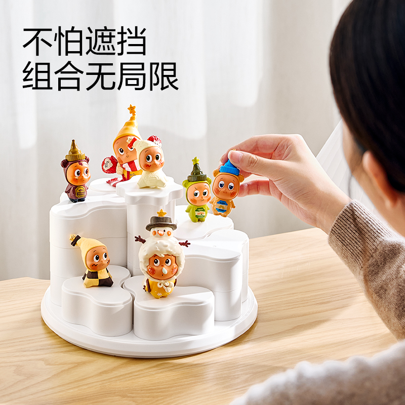 得力XDM163多格盲盒收納(白色)(盒)