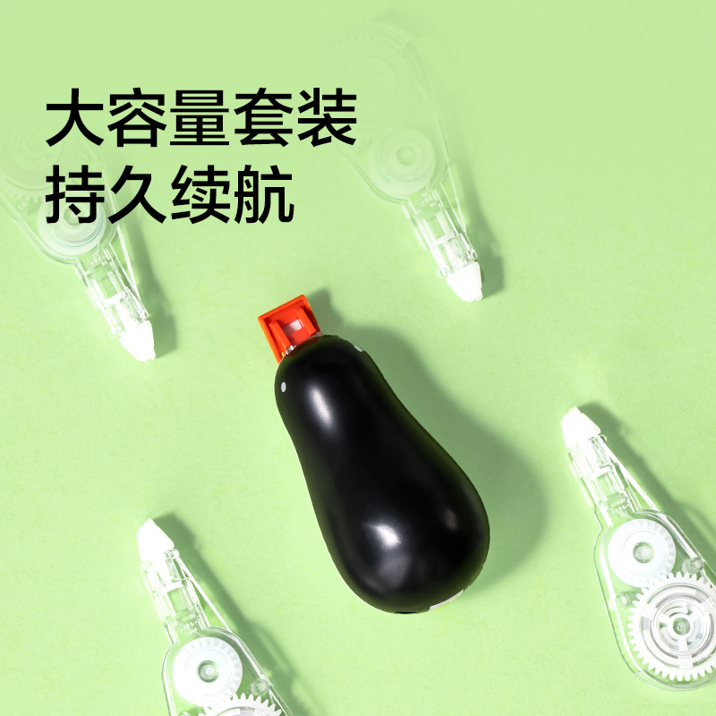 紐賽NS112-30糾糾鳥(niǎo)修正帶5mm*6m*5(黑色)(卡)