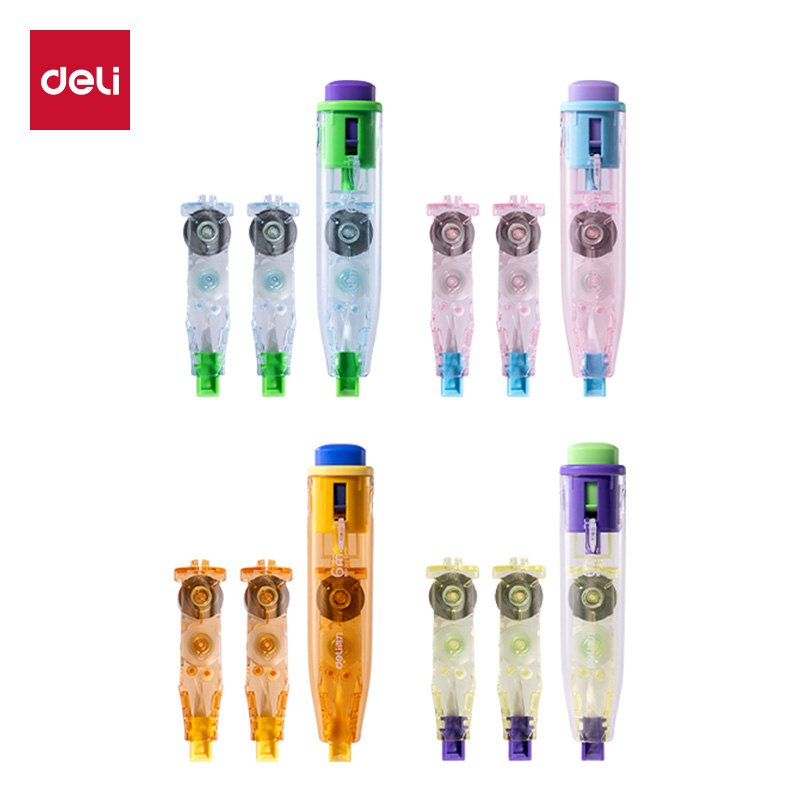 得力VR226修正帶套裝5mm*18m(藍色)(套)