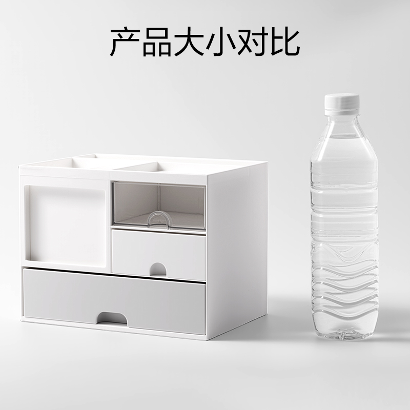 得力PK131多用收納盒(白色)(盒)