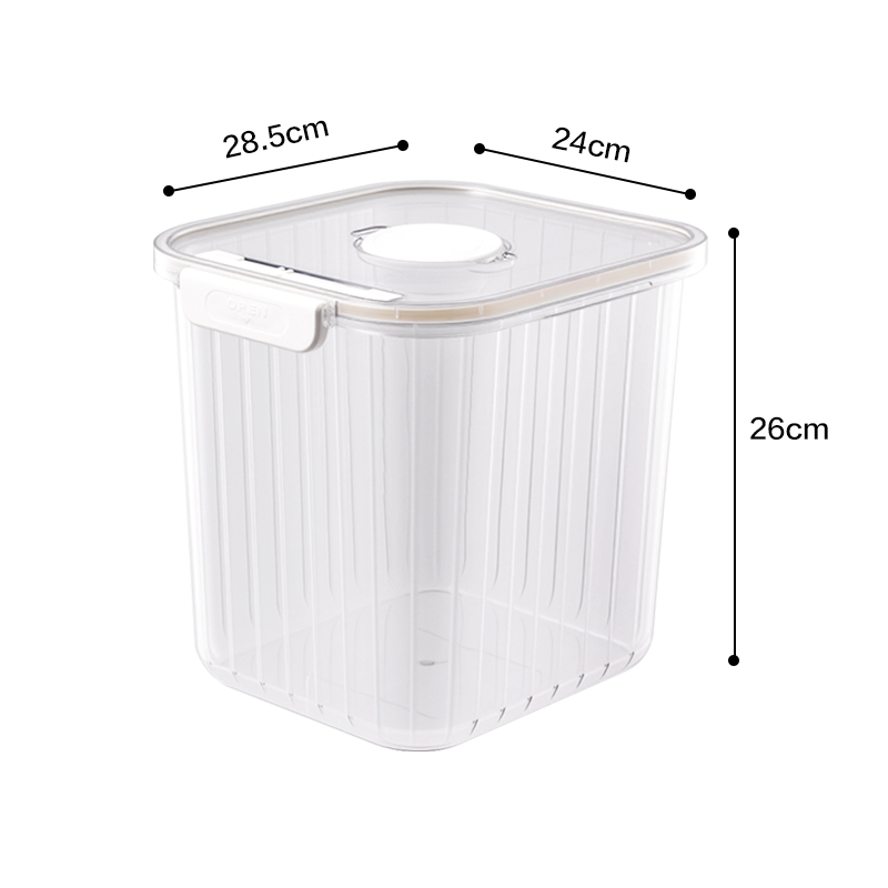 得力XDM181米桶(11L)(透明)(個)