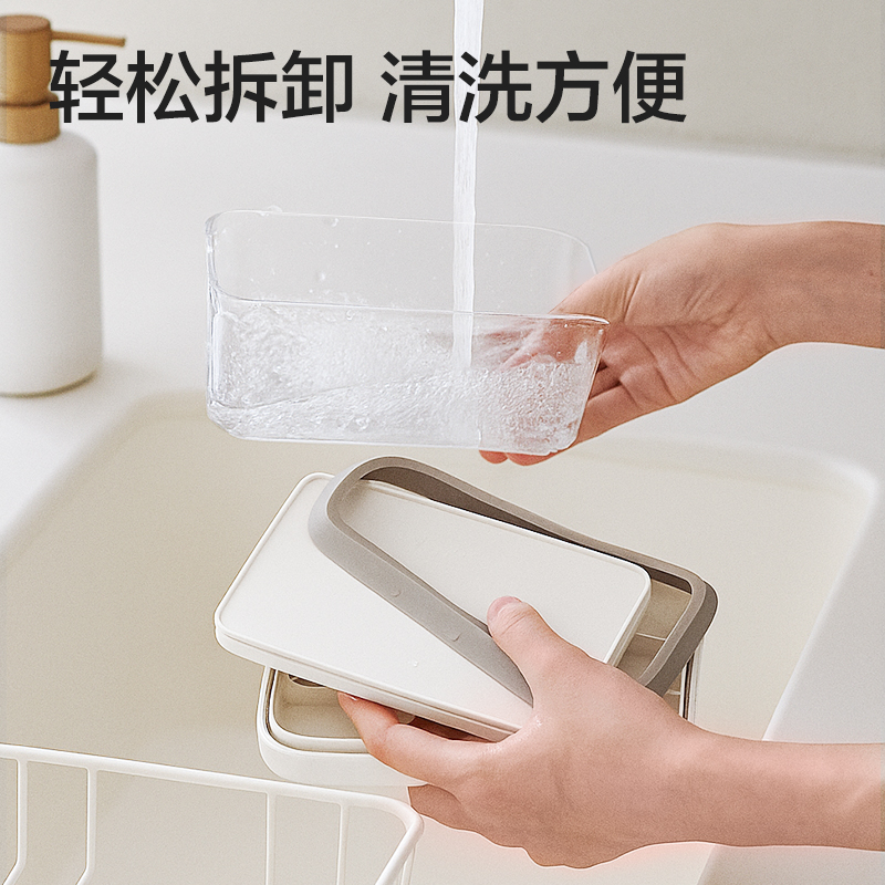 得力XDM113按壓密封盒(1.75L)(透明)(個(gè))
