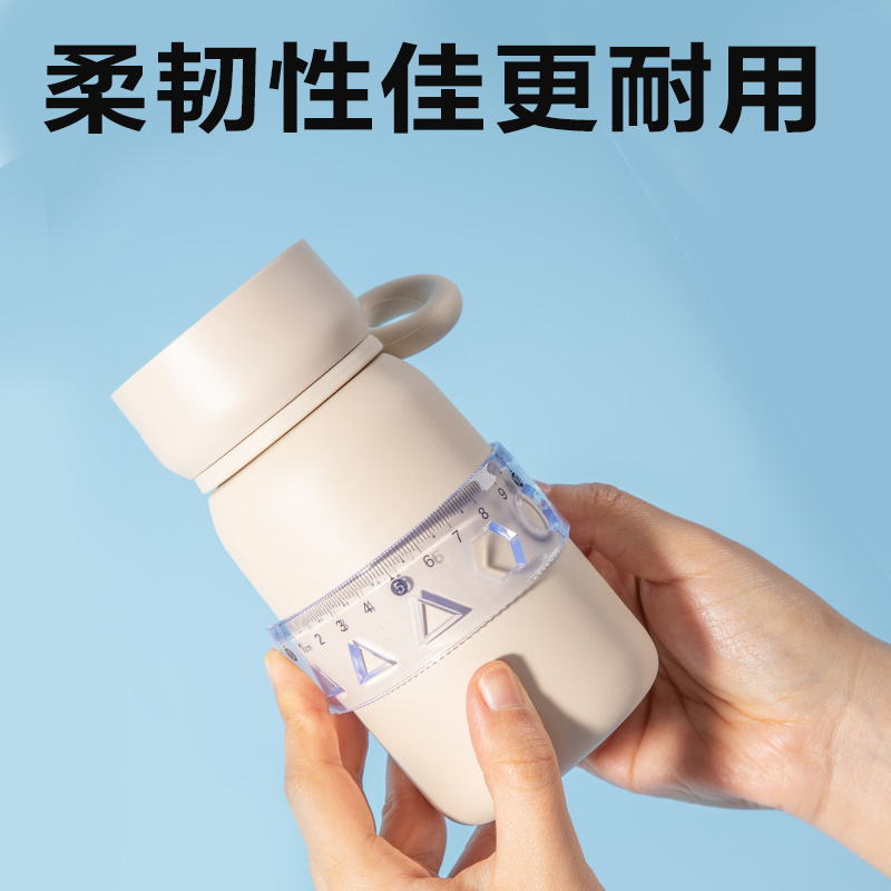 得力VC389簡(jiǎn)約套尺15cm(透明)(套)