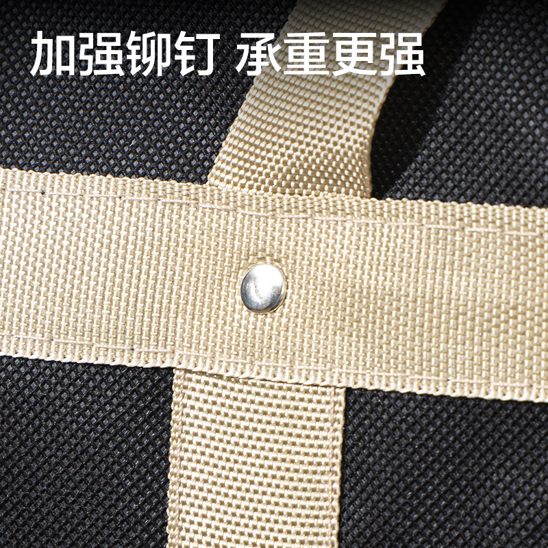得力PG116鉚釘搬家袋(150L)(黑)(袋)