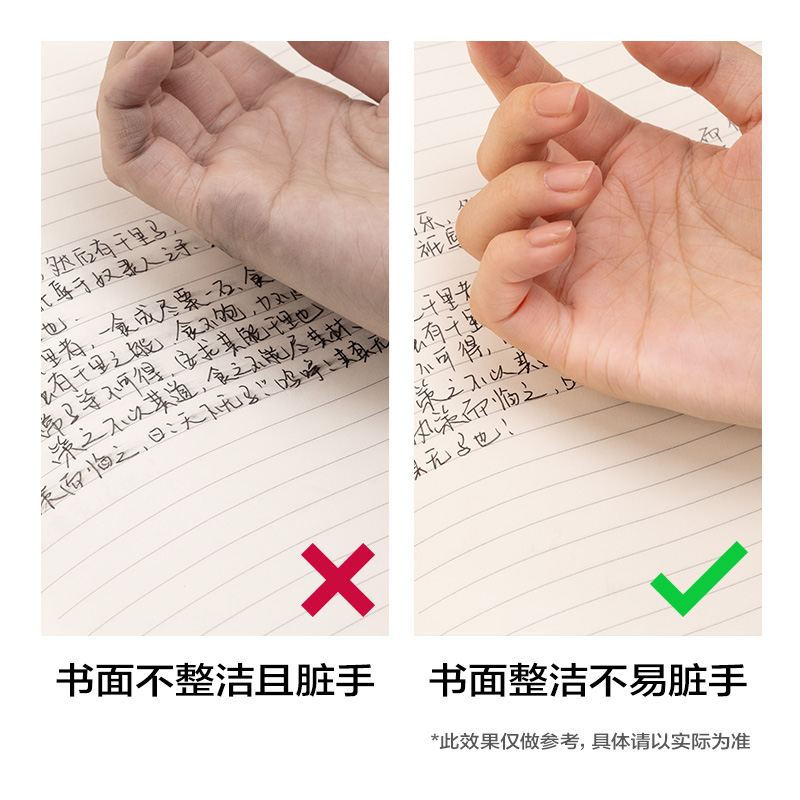 得力DP297直液式走珠筆0.5mm全針管(紅)(支)