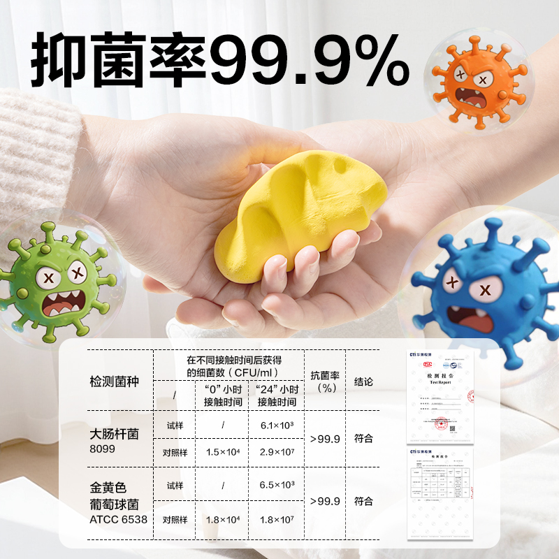 得力YC286-36抗菌零甲醛按鍵開(kāi)蓋工具箱粘土_36色(混)(箱)